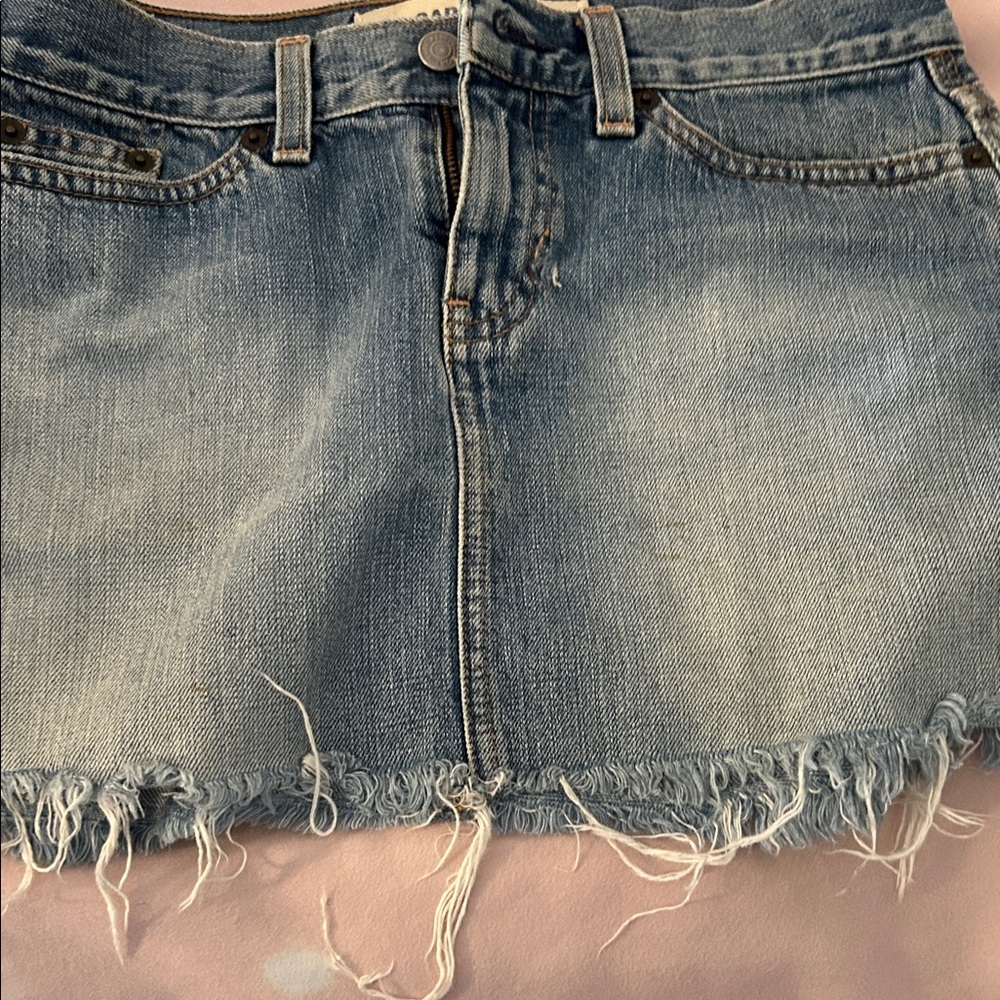 GAP Blue Denim Mini Skirt